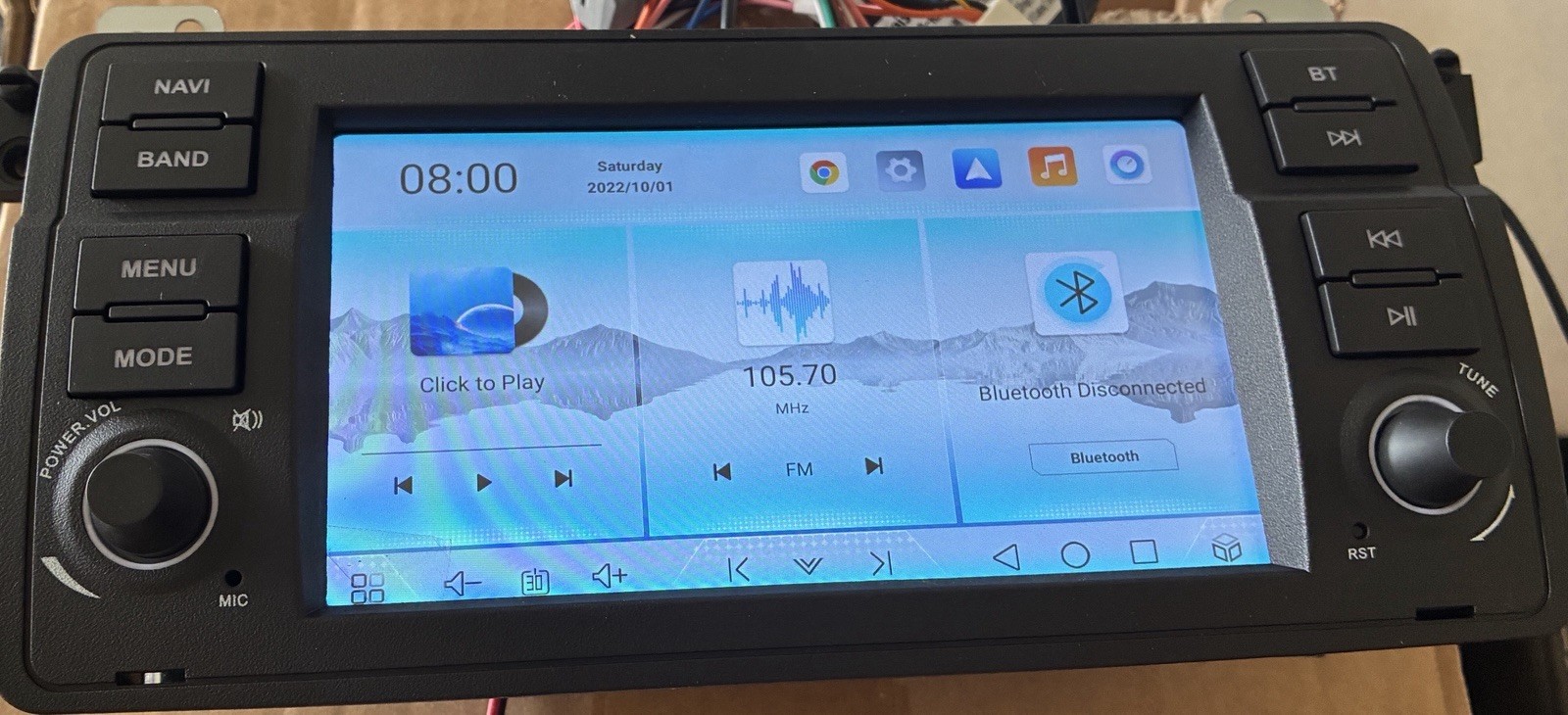 QC 4250 2 DIN Android Car MP5 Player Touchscreen Bluetooth USB AUX Android Auto