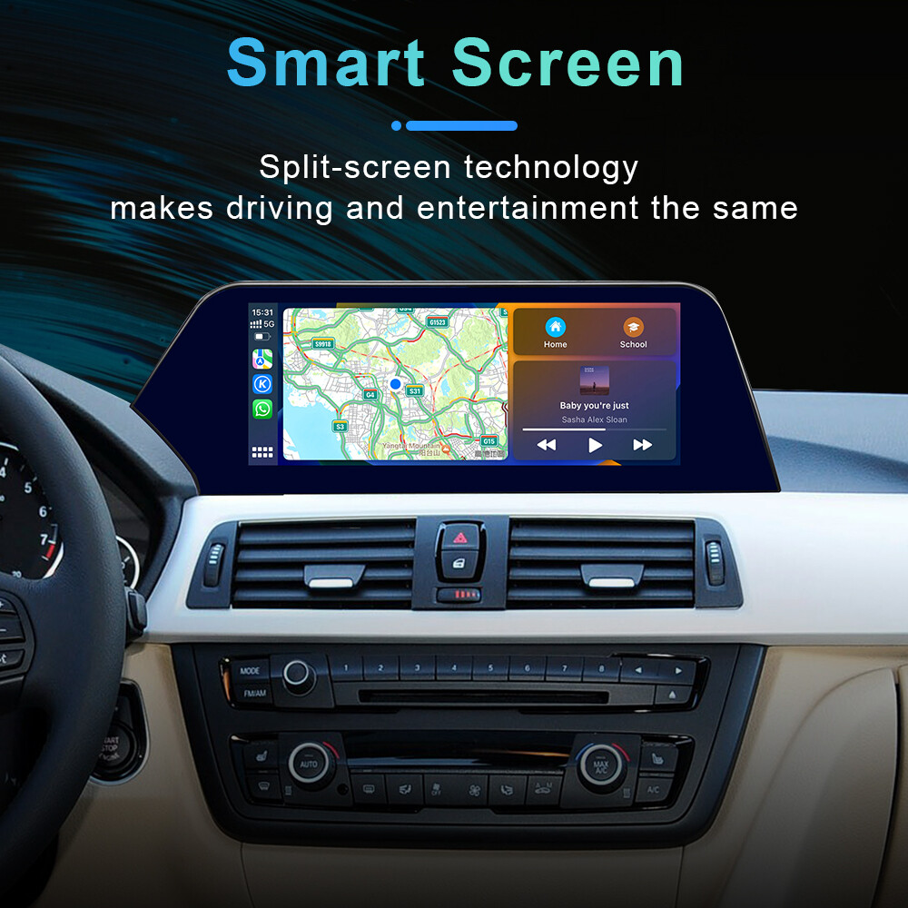 8G+128G Car GPS 10.25” Blade Screen For BMW 3/4 Series F30 2013-2017 Radio Navi