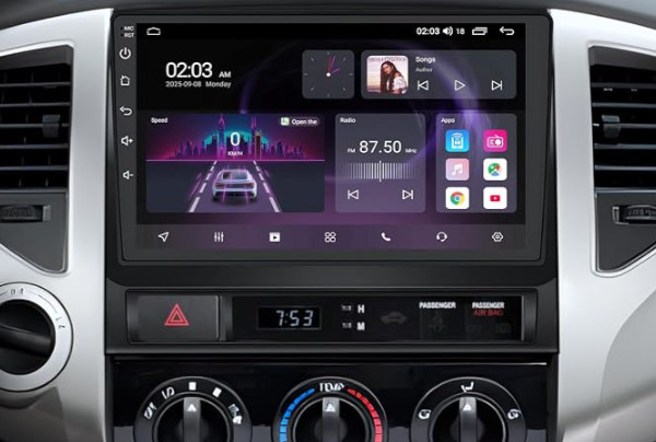 (4Core+64G) Car Radio for Toyota Tacoma 2005-2015: 9 inch Car Stereo Replacement