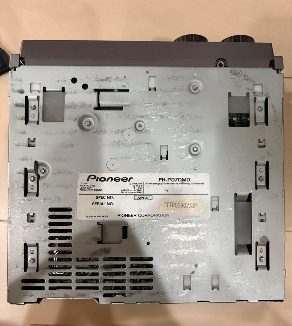 Carrozzeria FH-P070MD 2DIN CD Radio Deck Face Scratches