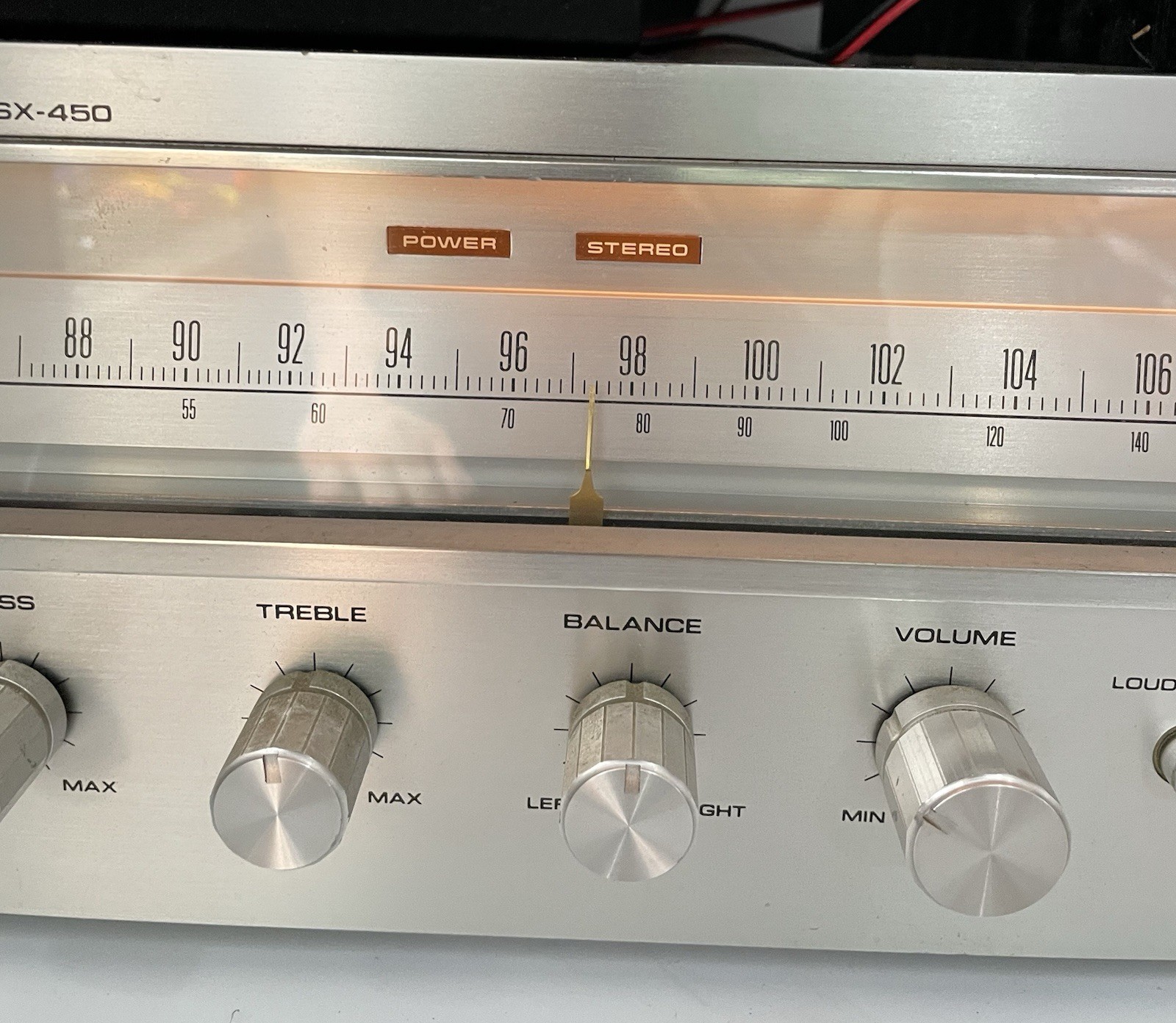 Pioneer SX-450 15-watt per channel Solid-State AM/FM Stereo Receiver- Tested