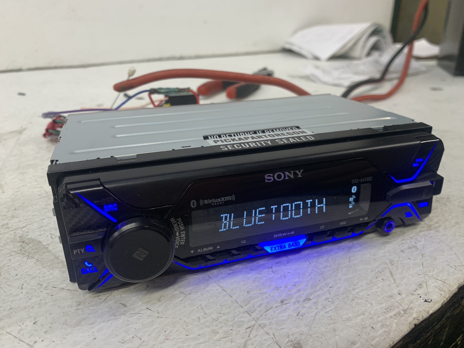 Sony DSX-A415BT radio stereo digital media receiver MP3 WMA iPhone Android