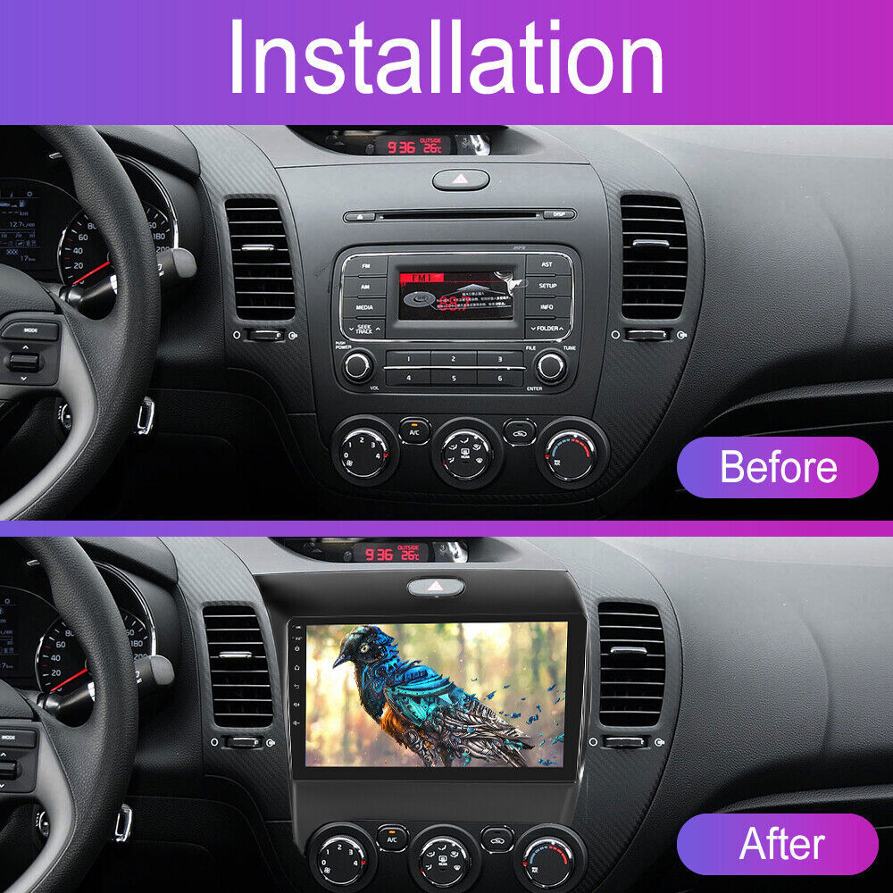 For KIA Forte 2014-2018 Android 12 Apple Carplay Car Radio GPS Navi Stereo +CAM