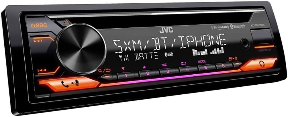 JVC KD-TD91BTS CD receiver with AM/FM RDS Tuner Built in Bluetooth & Alexa