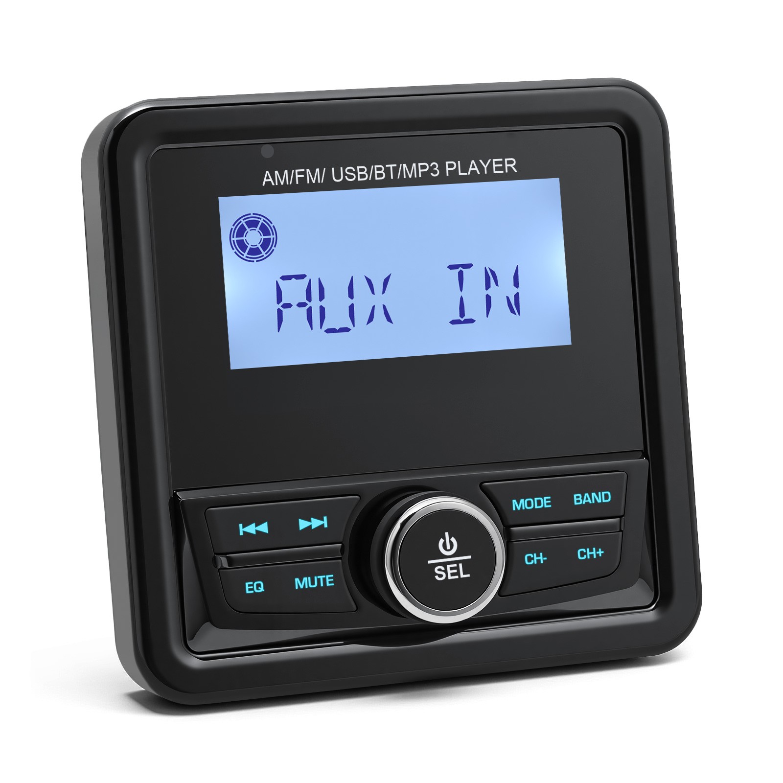 Marine Stereo Radio with Bluetooth Moto Audio Boat Car MP3 Player FM AM Receiver