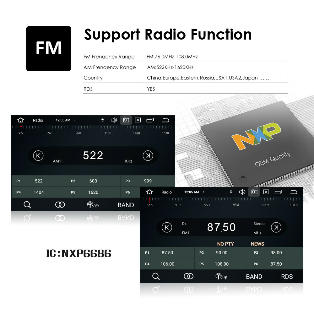 Double 2Din 10.1inch Car Stereo Radio Android 11 GPS Wifi Touch Screen FM Player