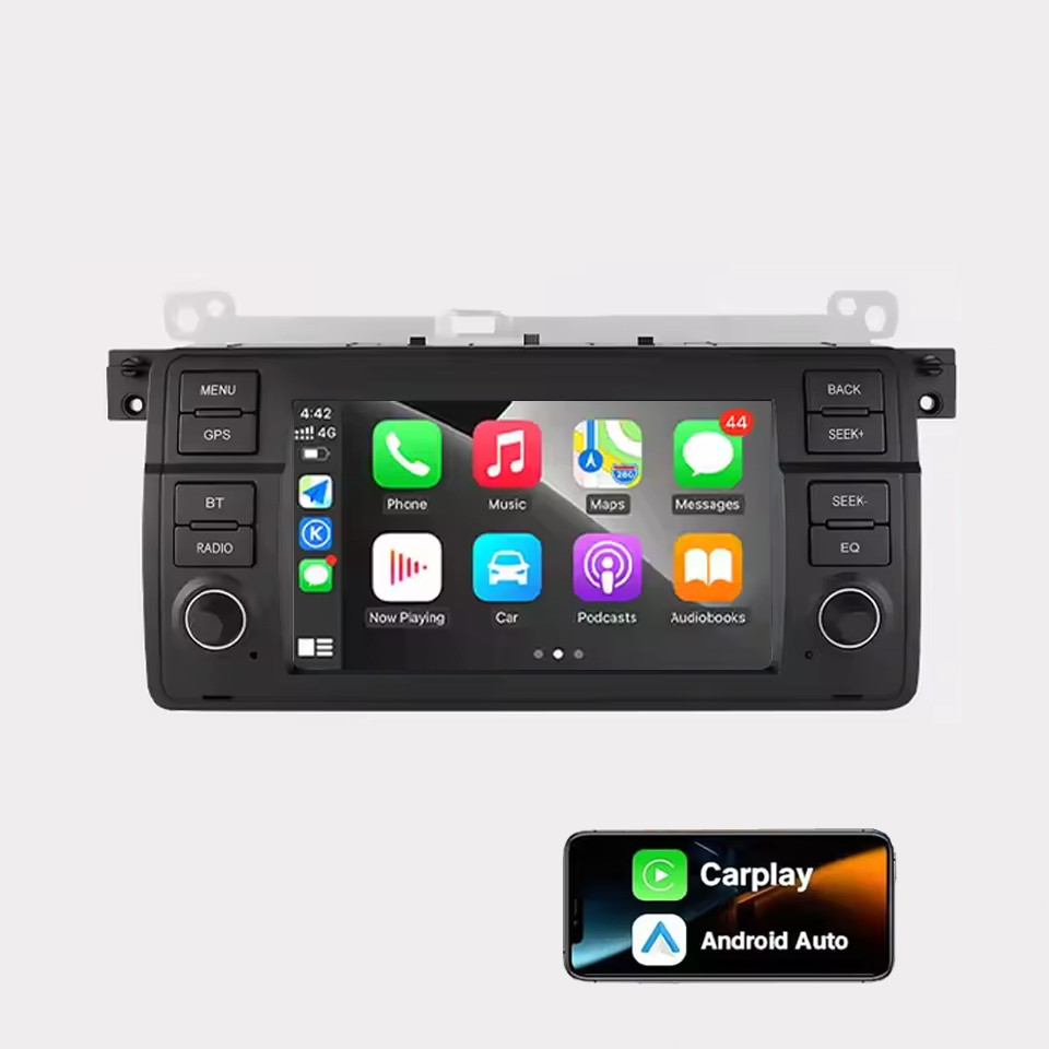For BMW E46 M3 318/320/325/330/335 Carplay Car Radio Stereo Multimedia Android