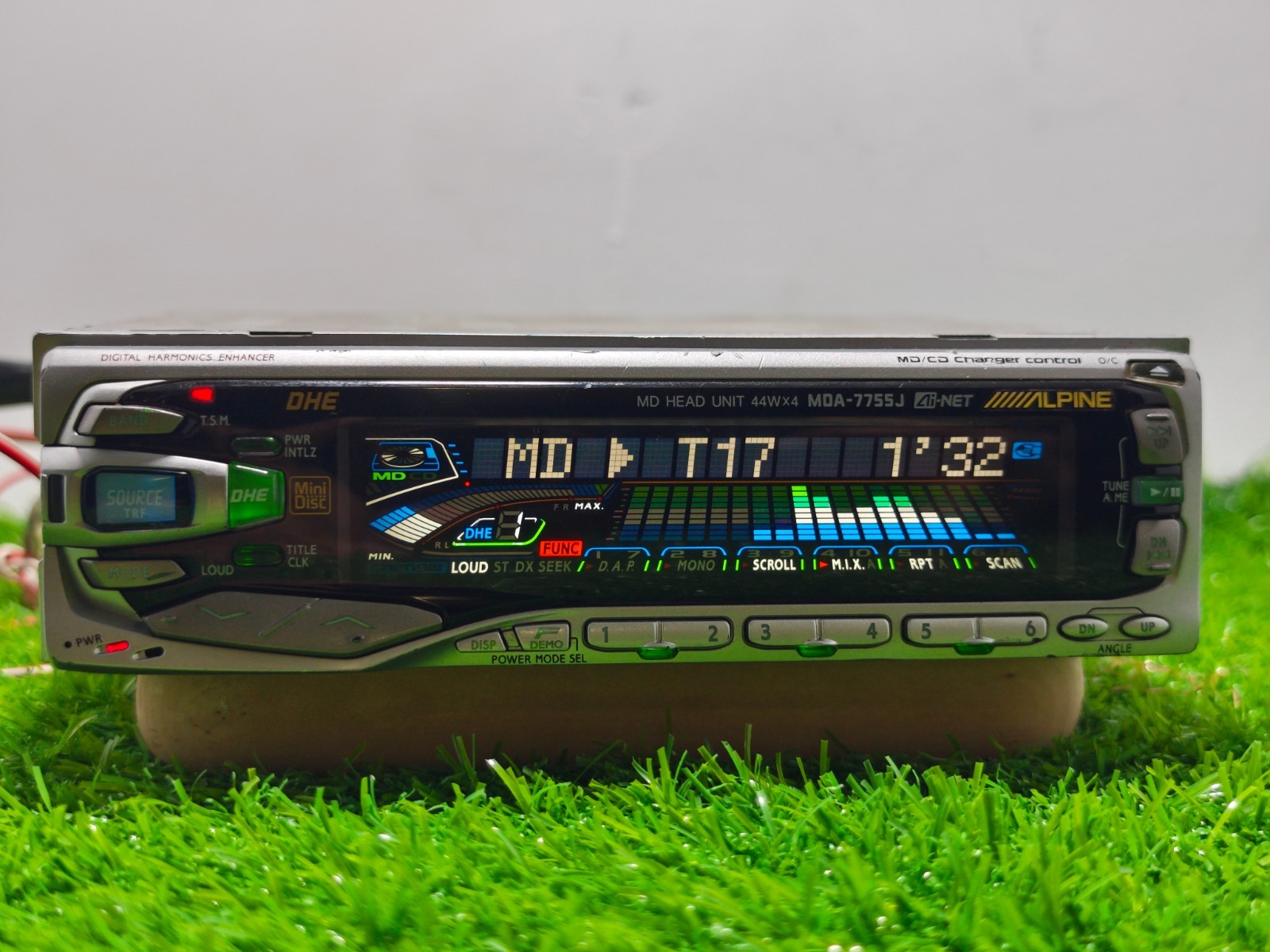 Alpine MDA-7755J Minidisc Player MD Head Unit Vintage Car Audio EQ Japan Rare