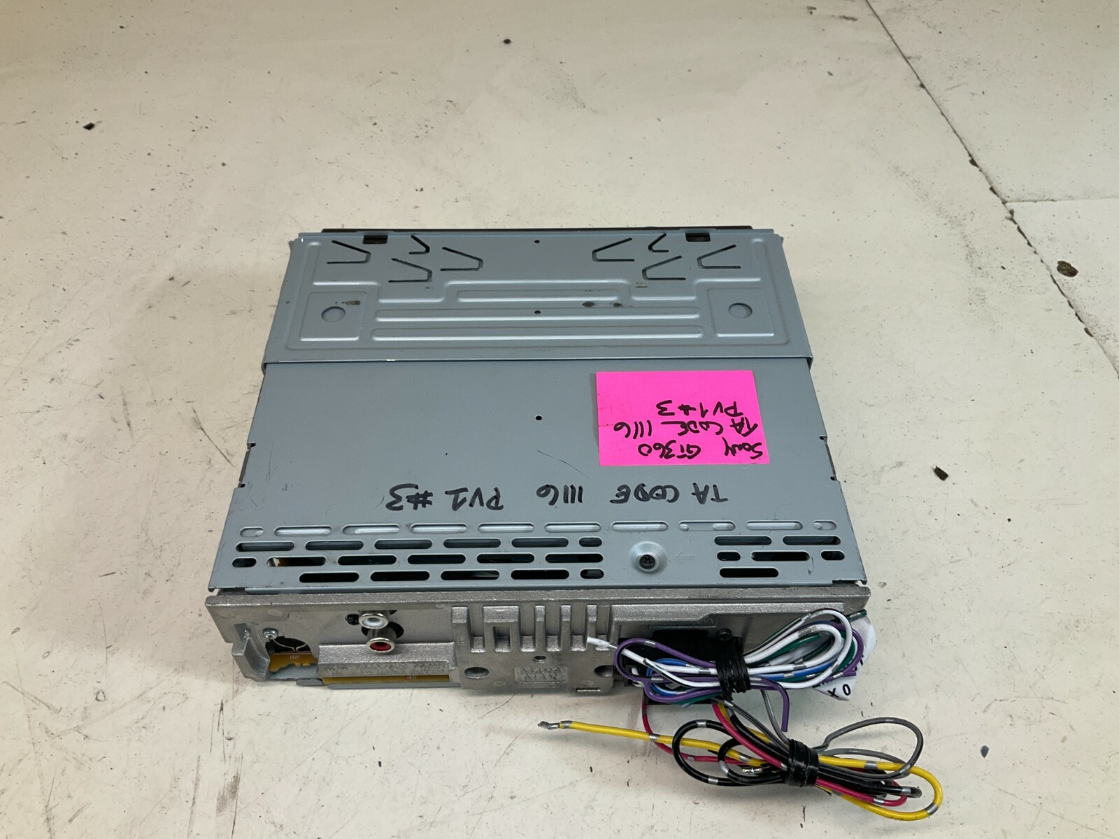 Sony CDX-GT360MP Dash Receiver CD/MP3 Z