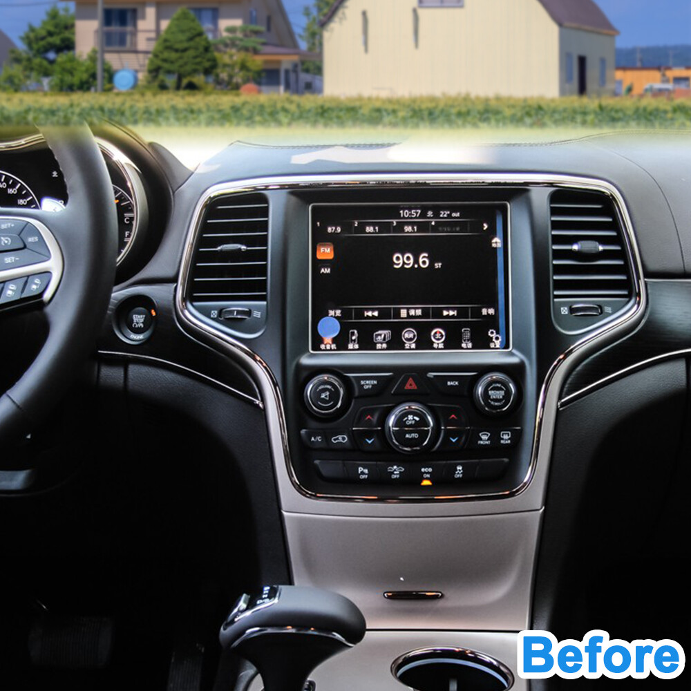 Car Radio for Jeep Grand Cherokee 2014-2019 HD GPS Carplay DSP WiFi BT Music APP
