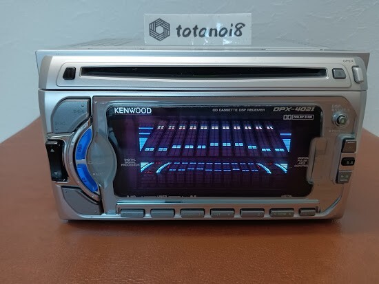 KENWOOD DPX-4021 2DIN CD/Cassette Car Audio DSP Receiver – Checked and Working