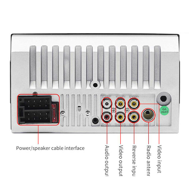 Car MP5 Player Stereo FM Radio Screen AUX USB 2.0 Handfree Audio Multimidia MP5