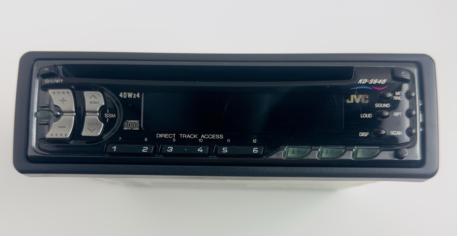 JVC KD-S640 CD Player In Dash Receiver ( Untested ) For Parts Only