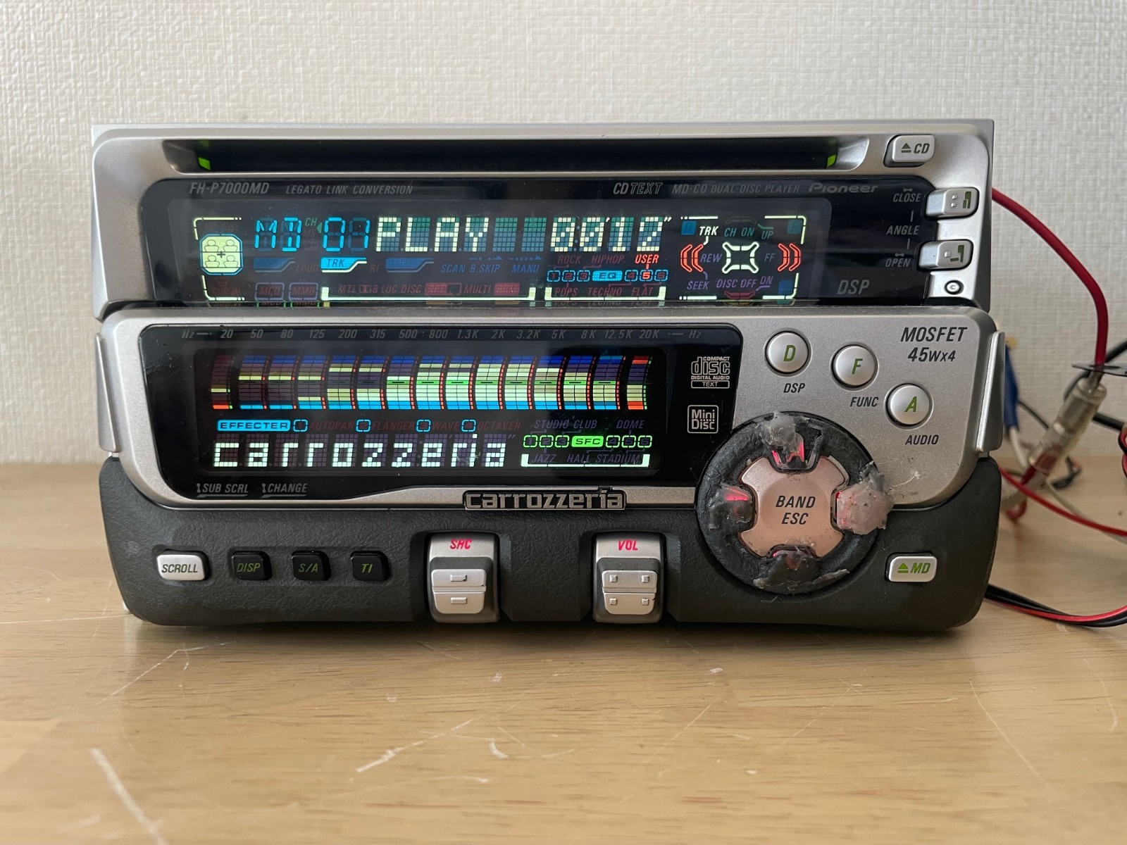 Pioneer Carrozzeria FH-P7000MD 2Din Car Audio MD CD Player
