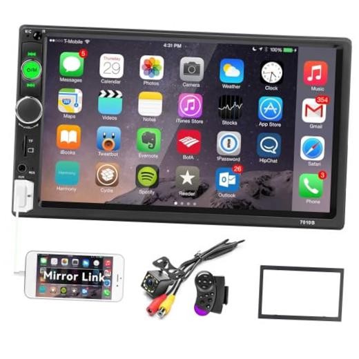 Car Stereo Double Din Bluetooth Car Radio 7 Inch MP5 Player HD Touch Model 2