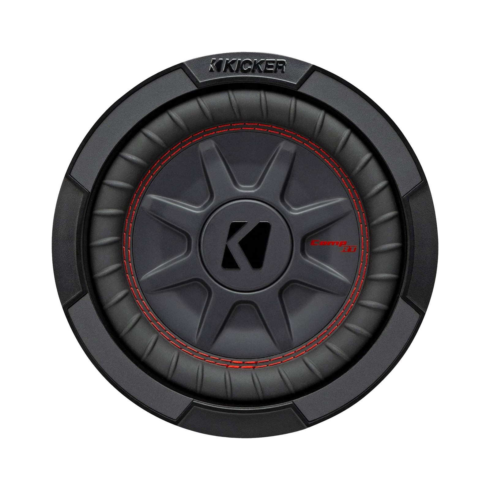Kicker 8″ 600 Watt 2-Ohm DVC Ultra-Thin Car Audio Subwoofer, Bass Knob w/ Wire