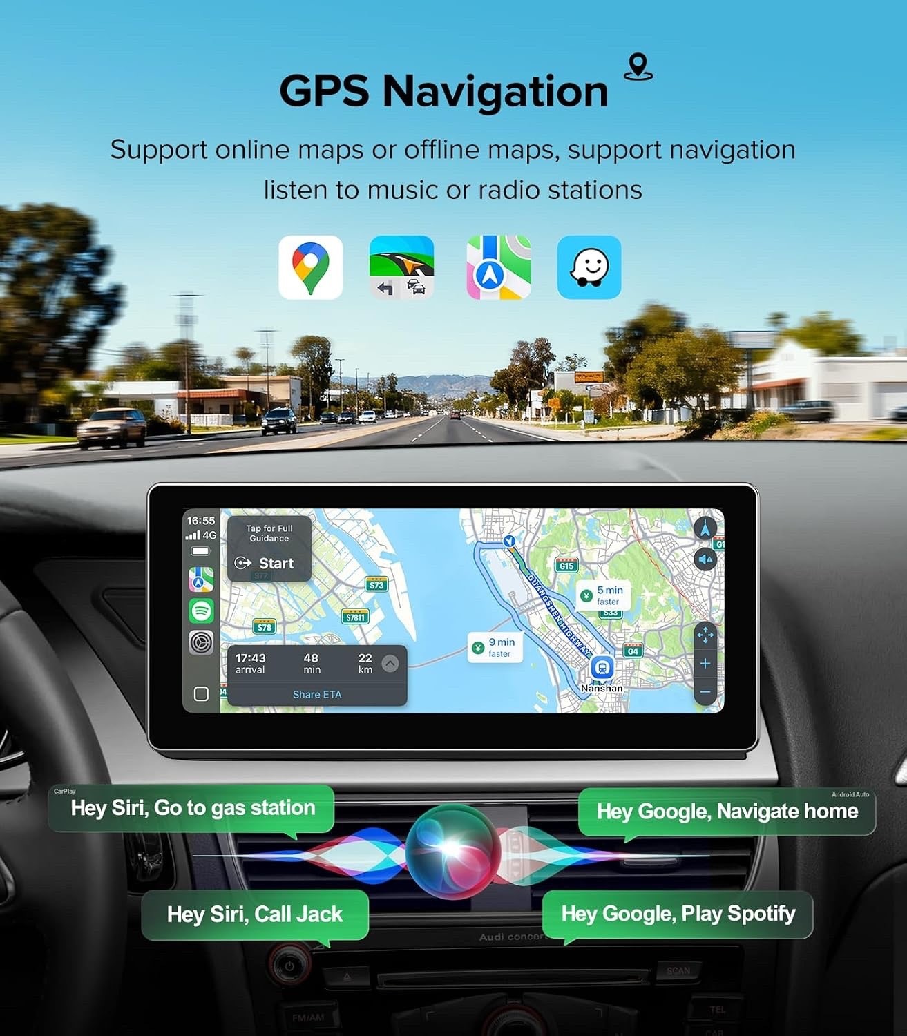 10.25″ Linux Stereo for Audi 2009-2016 w/ Touchscreen – READ FOR COMPATIBILITY