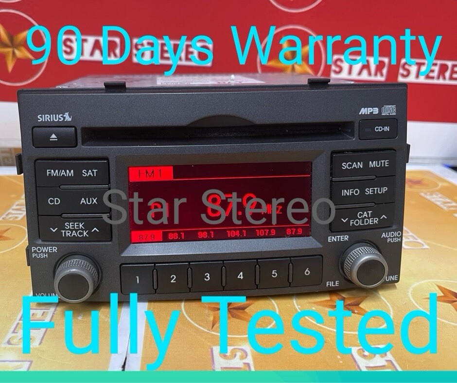 09 10 Kia Optima AM FM XM CD radio receiver OEM 96160-2G950T0 KI101BU