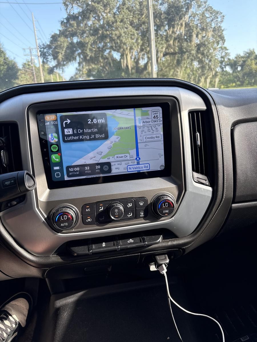 64G Screen Android 13 Car Radio GPS For Chevrolet Silverado GMC Sierra 2014-2018