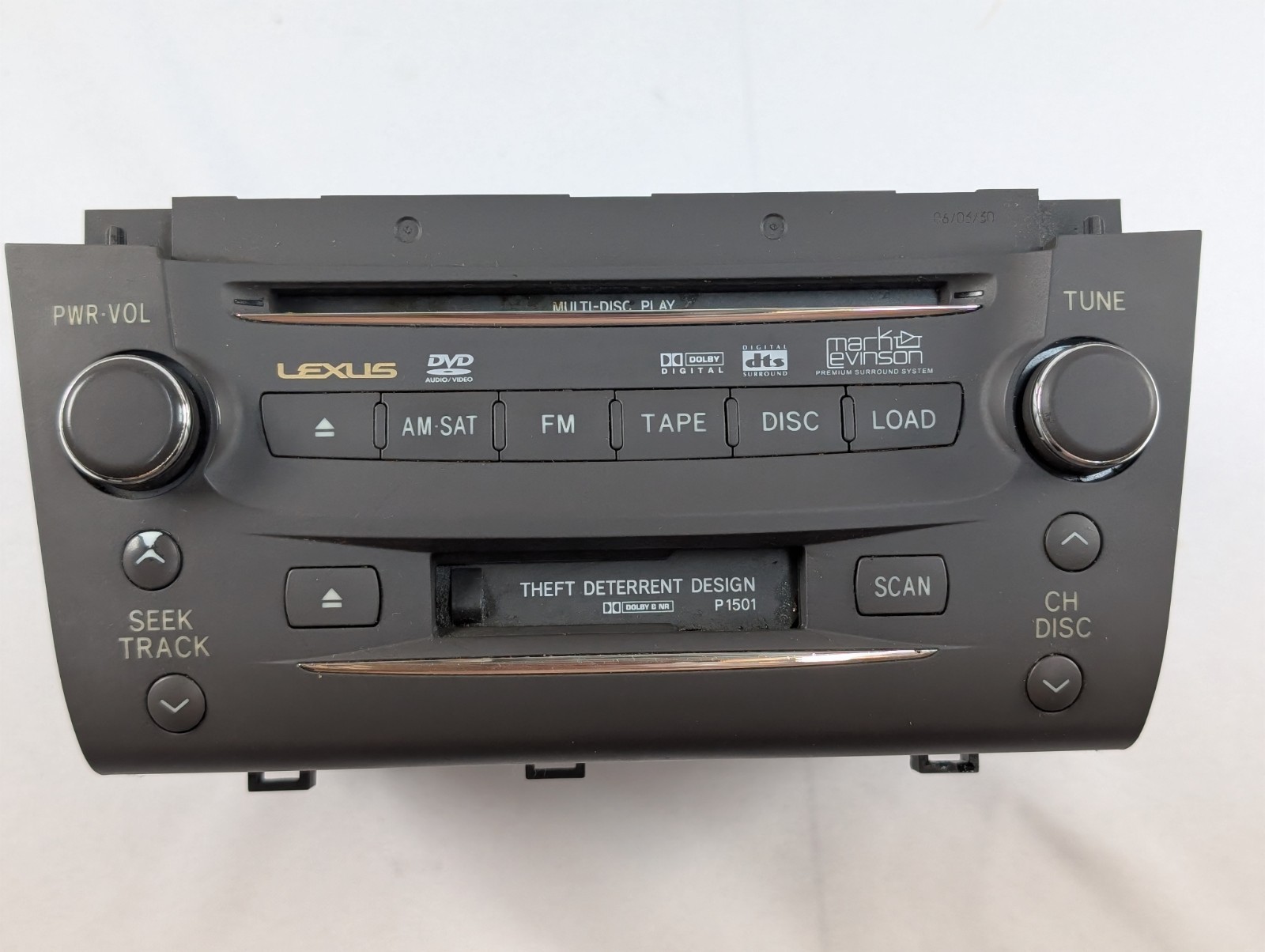 2006 2007 Lexus GS300 Mark Levinson Radio DVD Cassette Player