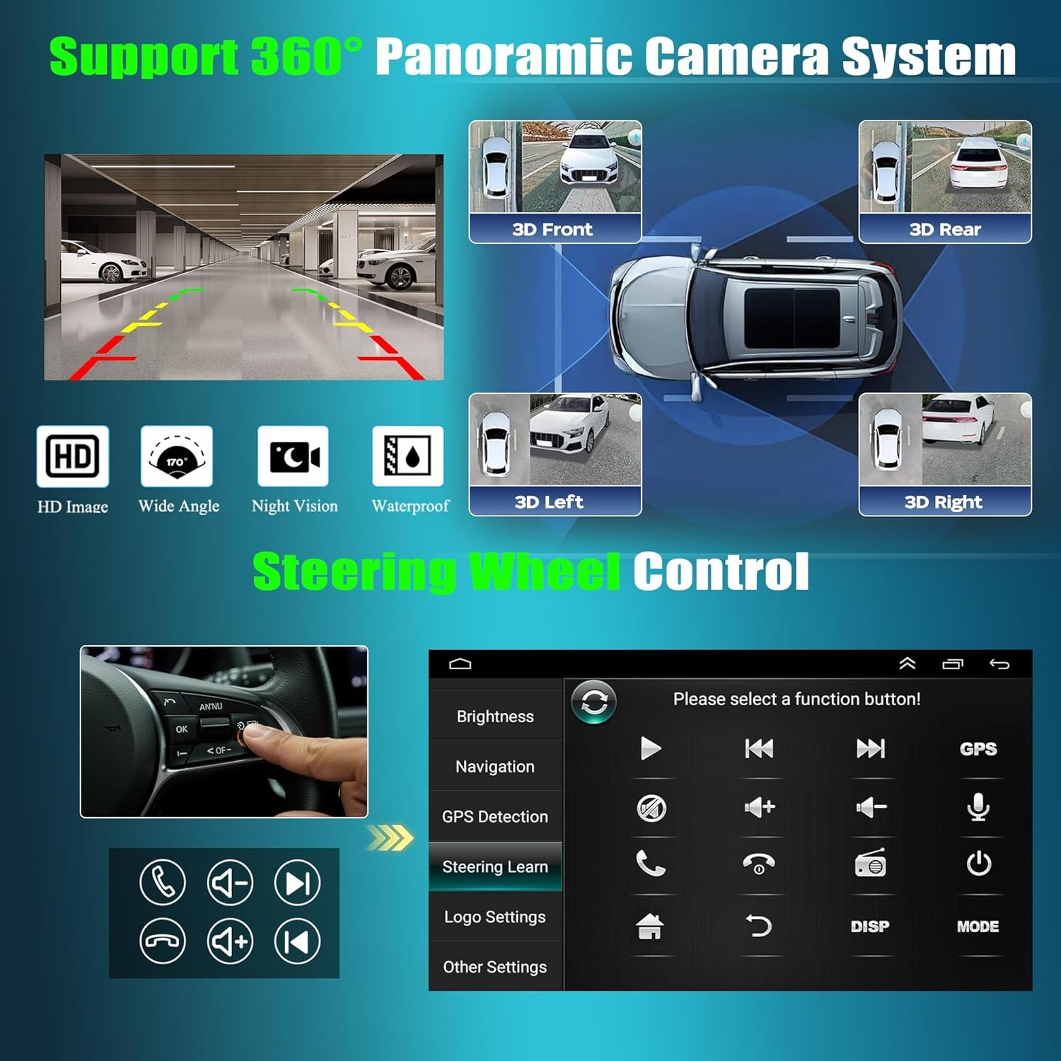 Used 12.3”Car Stereo Radio Android Auto Carplay for Toyota FJ CRUISER 2006-2021