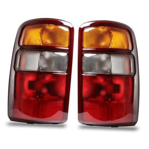 Tail Lights Compatible With 2000-2006 Chevy Tahoe Suburban GMC Yukon Red Edge