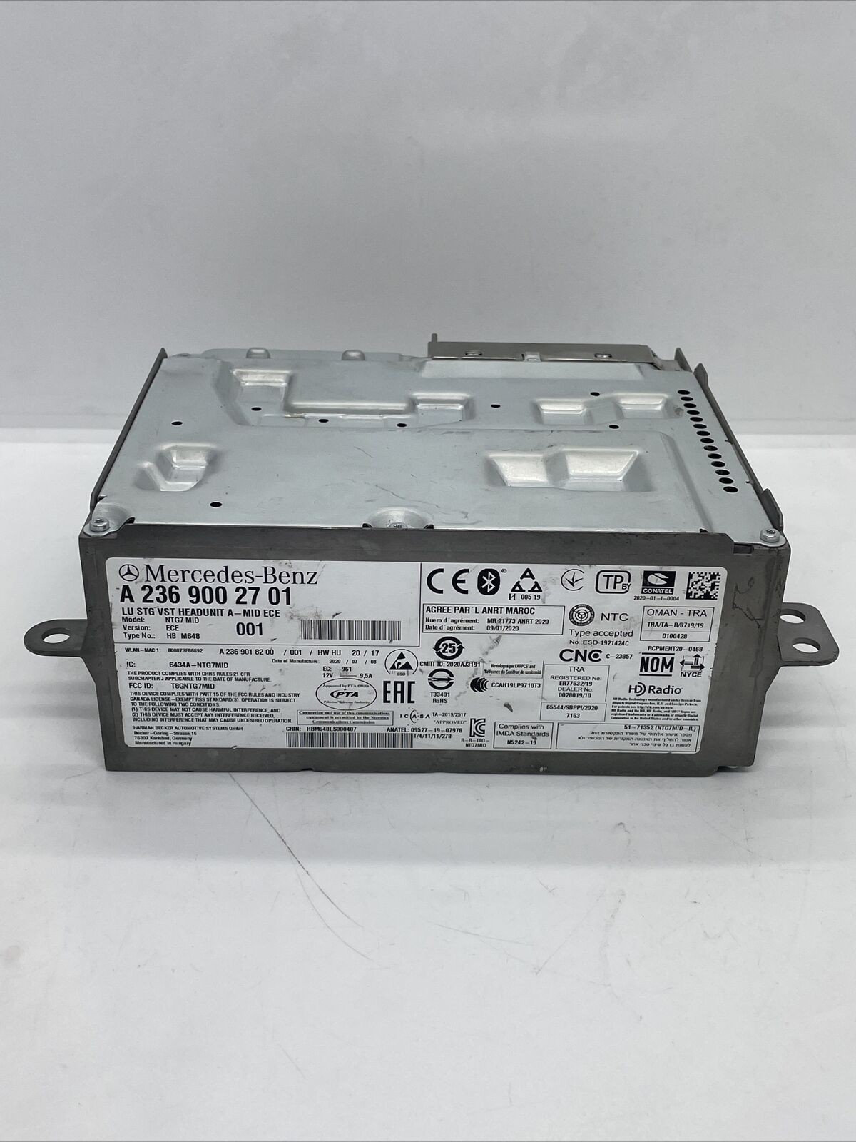 Mercedes Original Navigation LU STG VST HEADUNIT A-MID ECE A2369002701