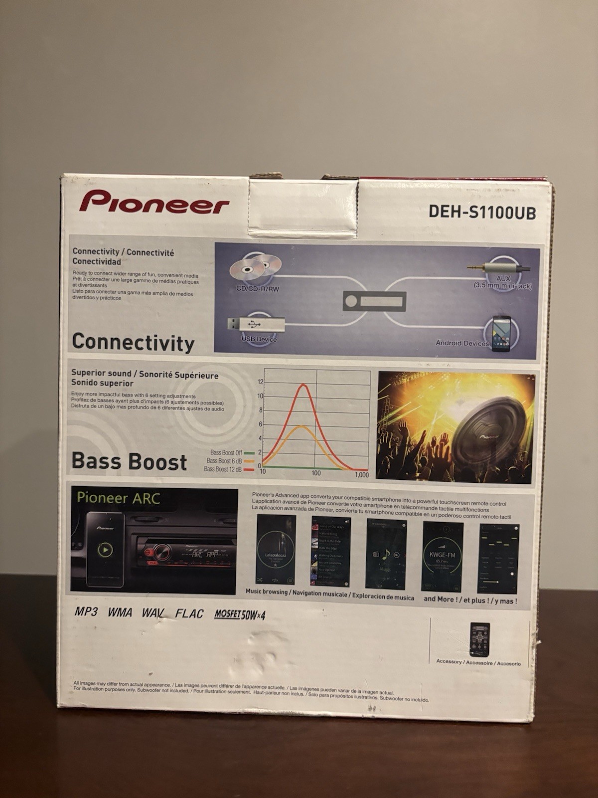Pioneer ARC CD RDS Receiver DEH-S1100UB Android App Compatibility ~ BRAND NEW 👀