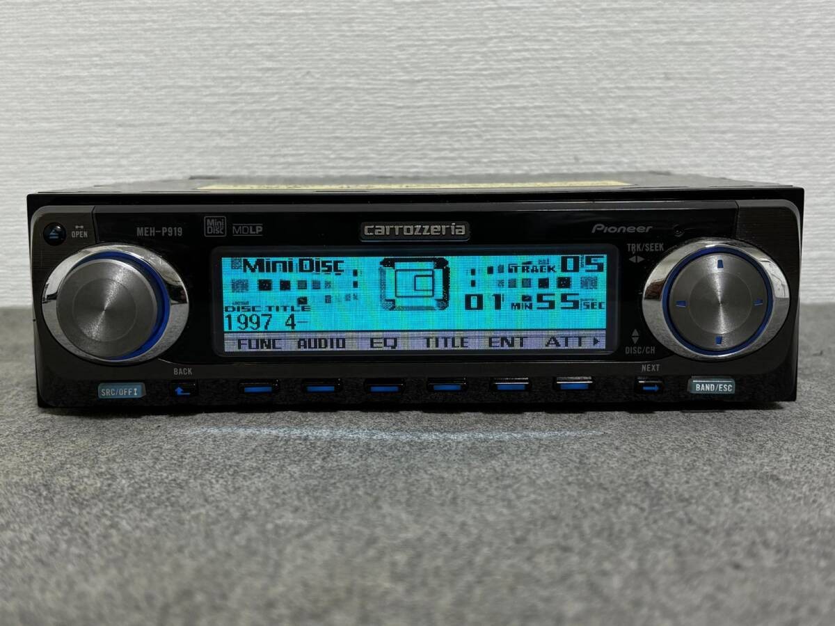 Pioneer Carrozzeria MEH-P919 MiniDisc MD Player Car Audio Head Unit JDM
