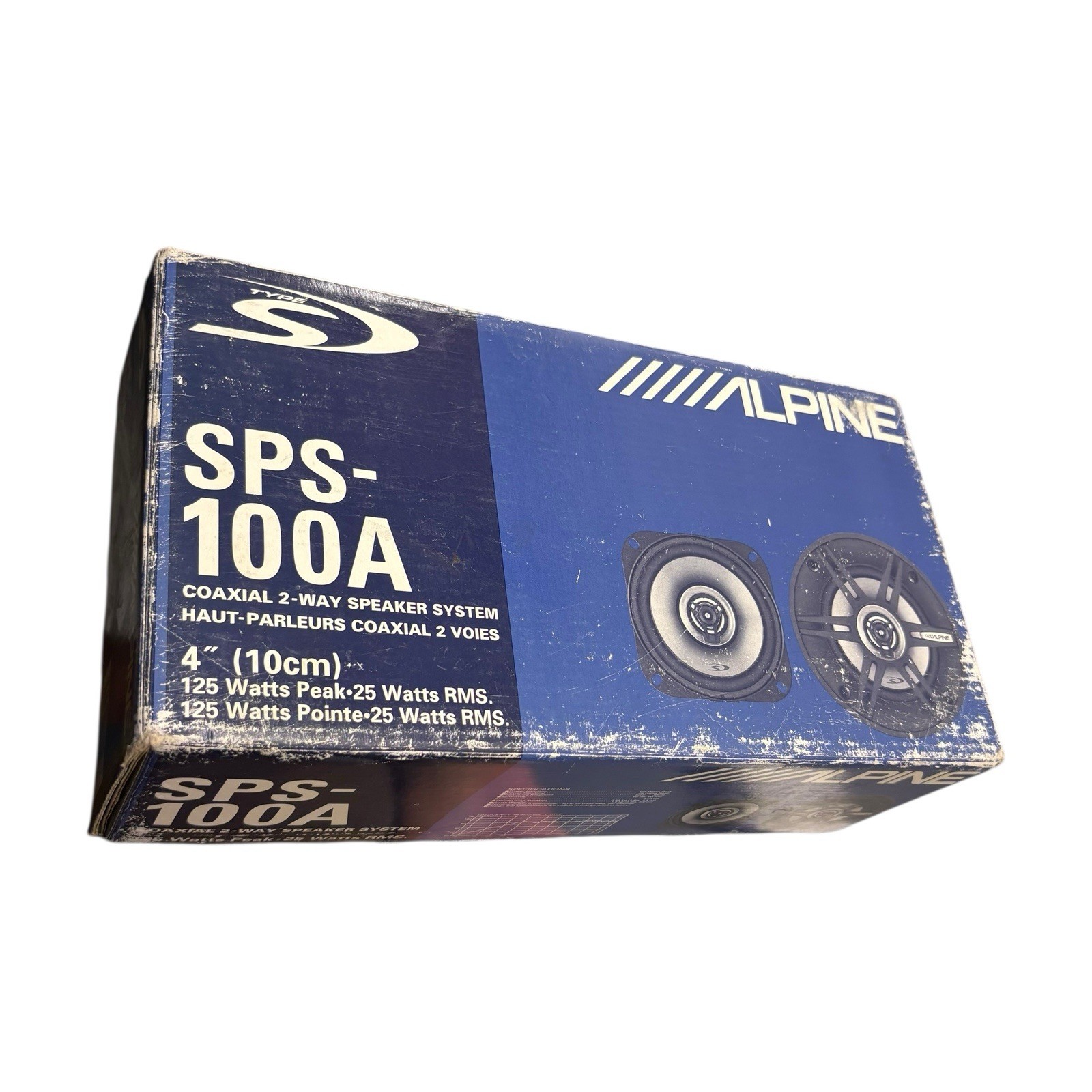 Alpine Car Stereo SPS-100A Coaxial 2-Way Speaker System