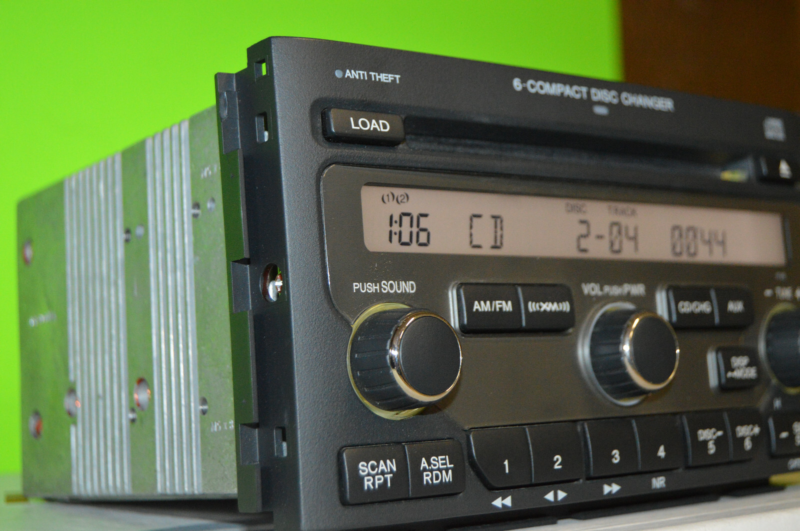 Honda Pilot 6 disc CD factory player 1TV6 radio XM 06 07 08 39100-S9V-A600 CODE