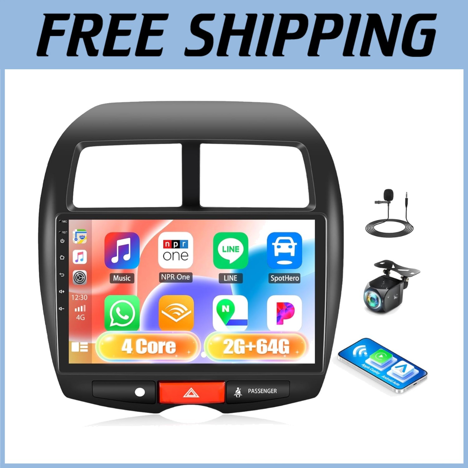 10.1″ HD Android 13 Car Radio for Outlander Sport ASX