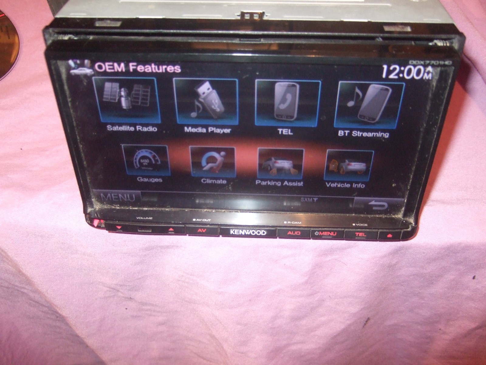 Kenwood DDX7701HD CD/DVD HD Radio Bluetooth HDMI MHL Used #2327