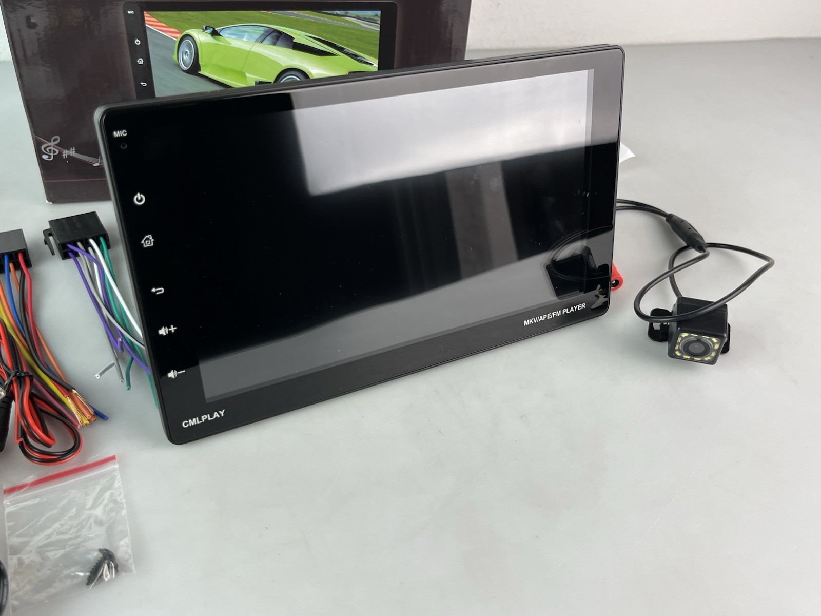 A3664 Car Radio Wireless Car IPS Player 9” w/AHD Camera