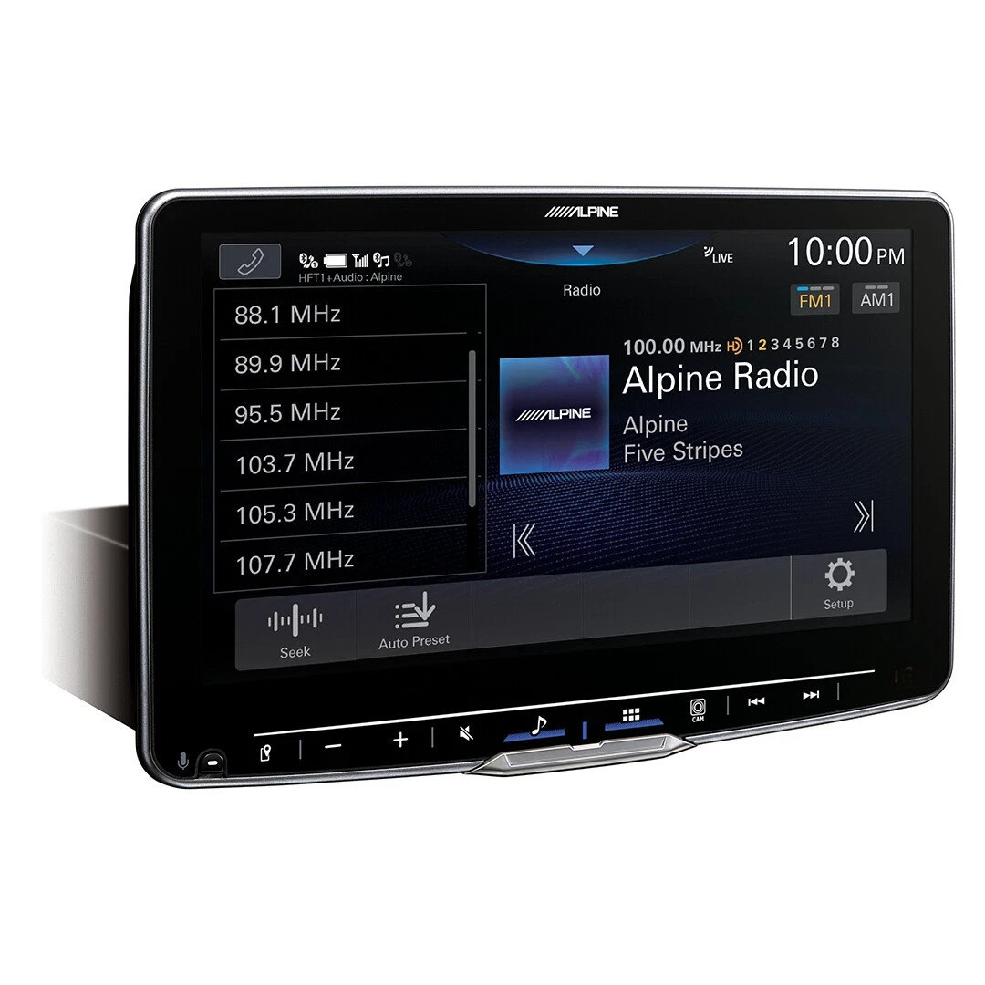 Alpine iLX-F511, Halo 11″ Floating Hi-Res Screen Multimedia Receiver w/ Wireless