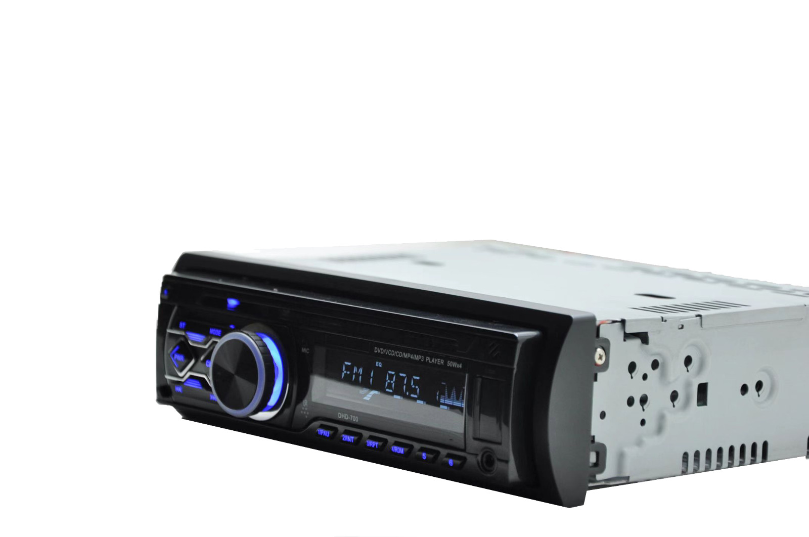 Single DIN Bluetooth Car Stereo Receiver CD/DVD Player AM/FM RADIO Audio System