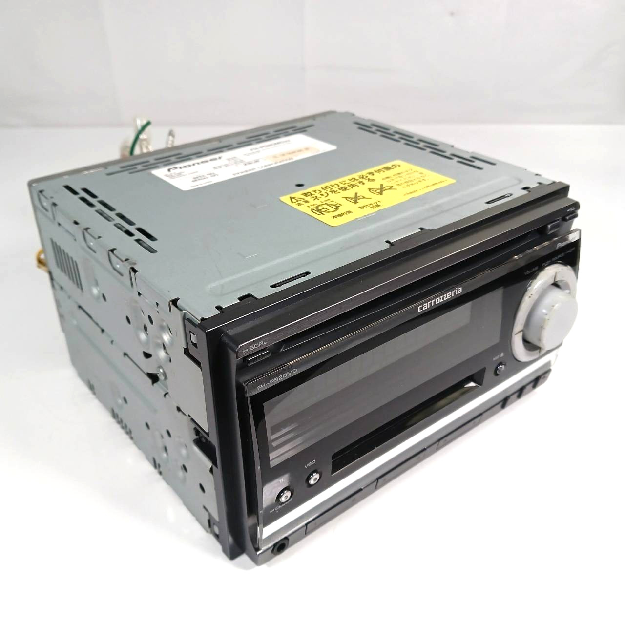 Pioneer Car Audio FH-P520MD Carrozzderia CD MD MP3 2DIN Tested From Japan BB207T