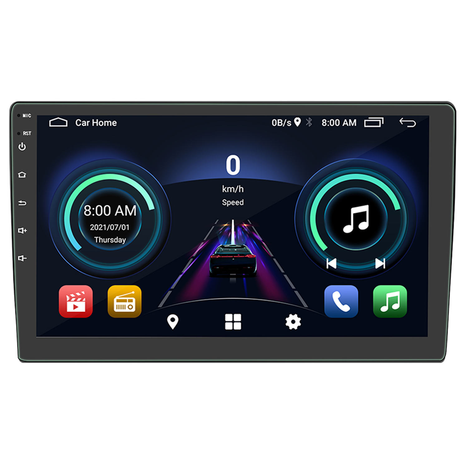 9′ 2-DIN Android 10.1 Car Radio 1+16GB Touch Screen Bluetooth WIFI S-9090