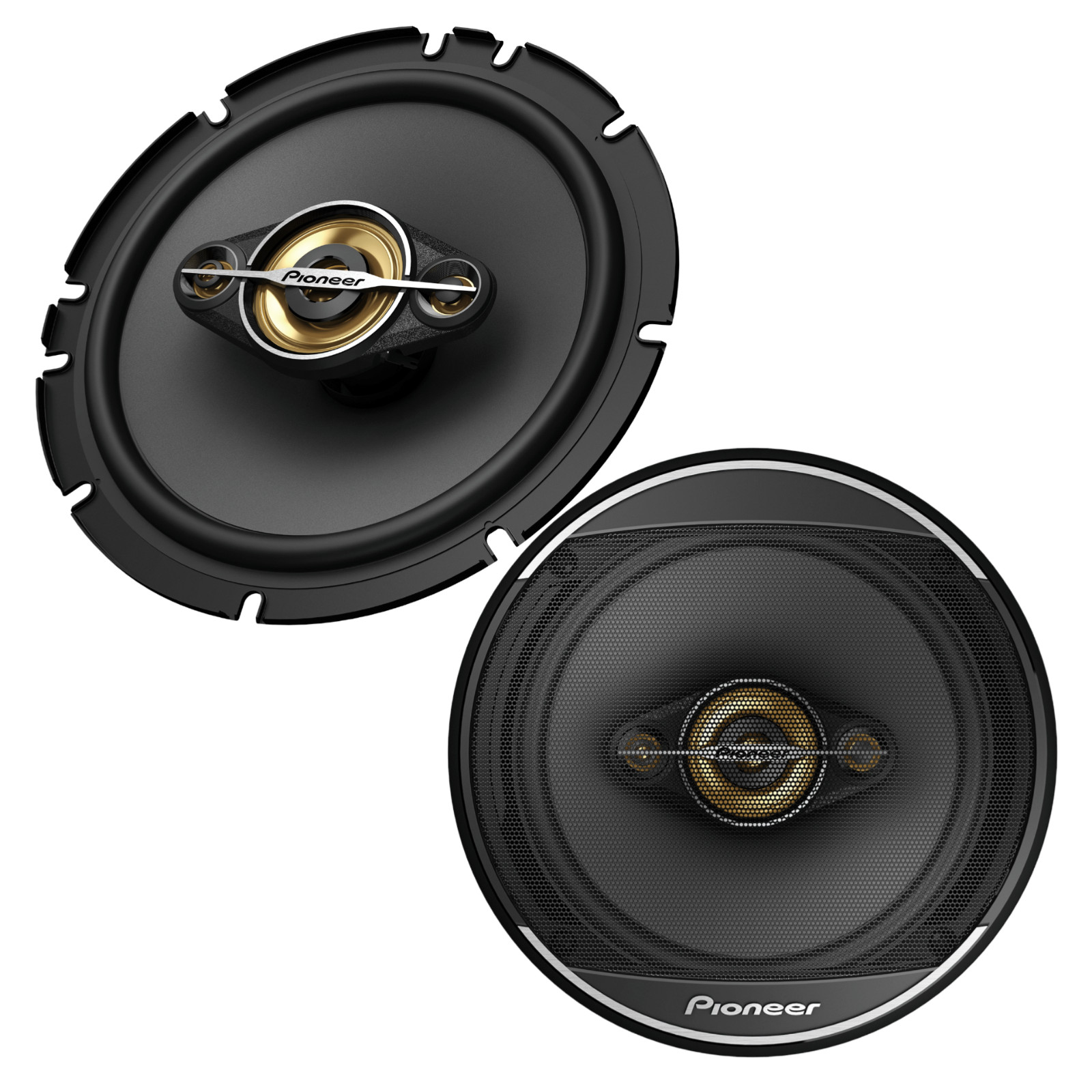 Pioneer TS-A1688S 6.5″ 4-Way 350 Watts Max 4-Ohm Stereo Car Audio Speakers 6-1/2