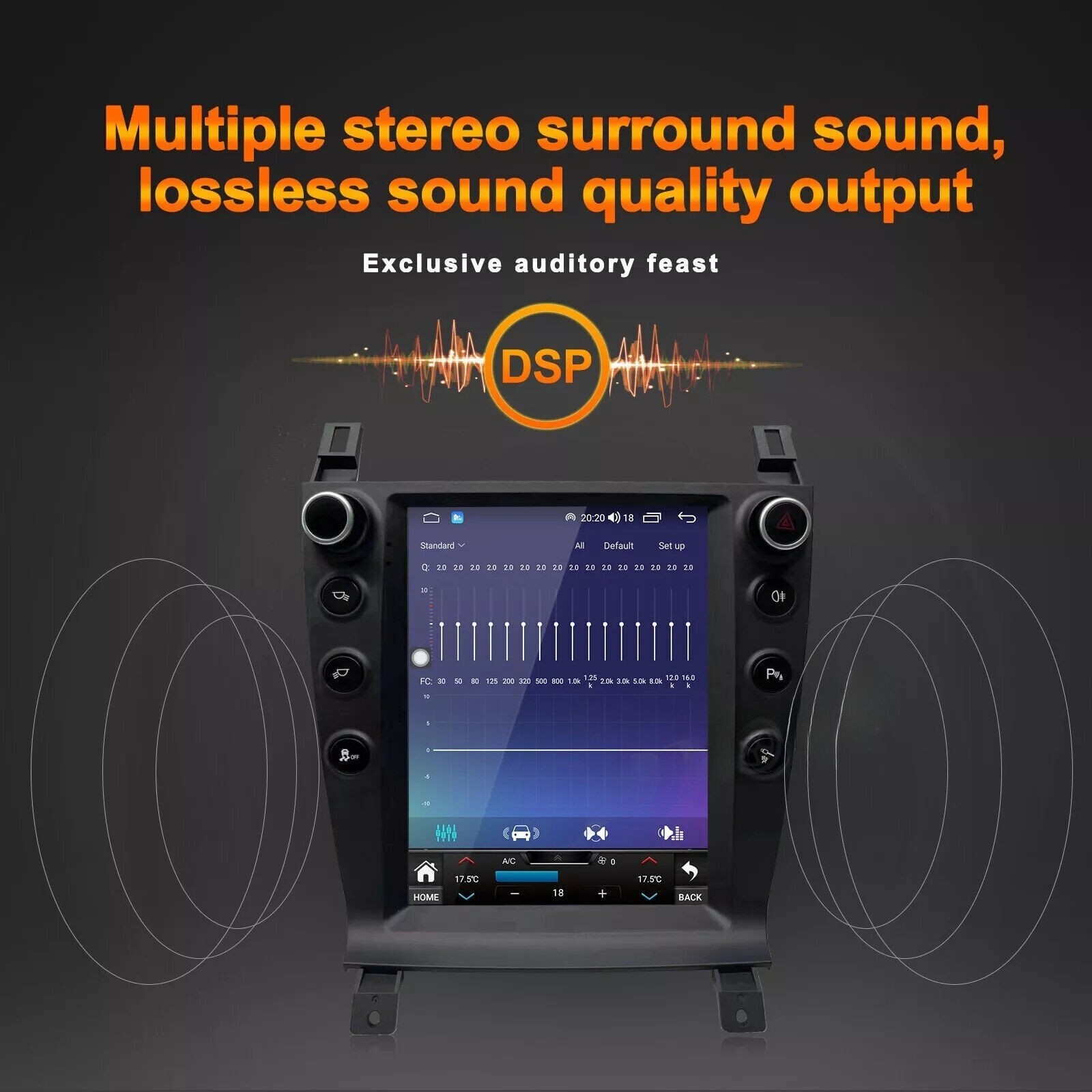 9.7″ Car Stereo Radio GPS Carplay Android Auto 4+64GB For Aston Martin 2005-2015
