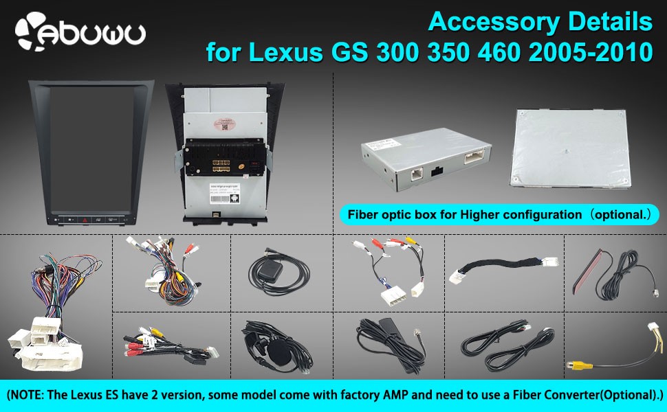 For Lexus GS GS300 GS350 GS400 430 460 Car Stereo Radio Player GPS Android 4+64G
