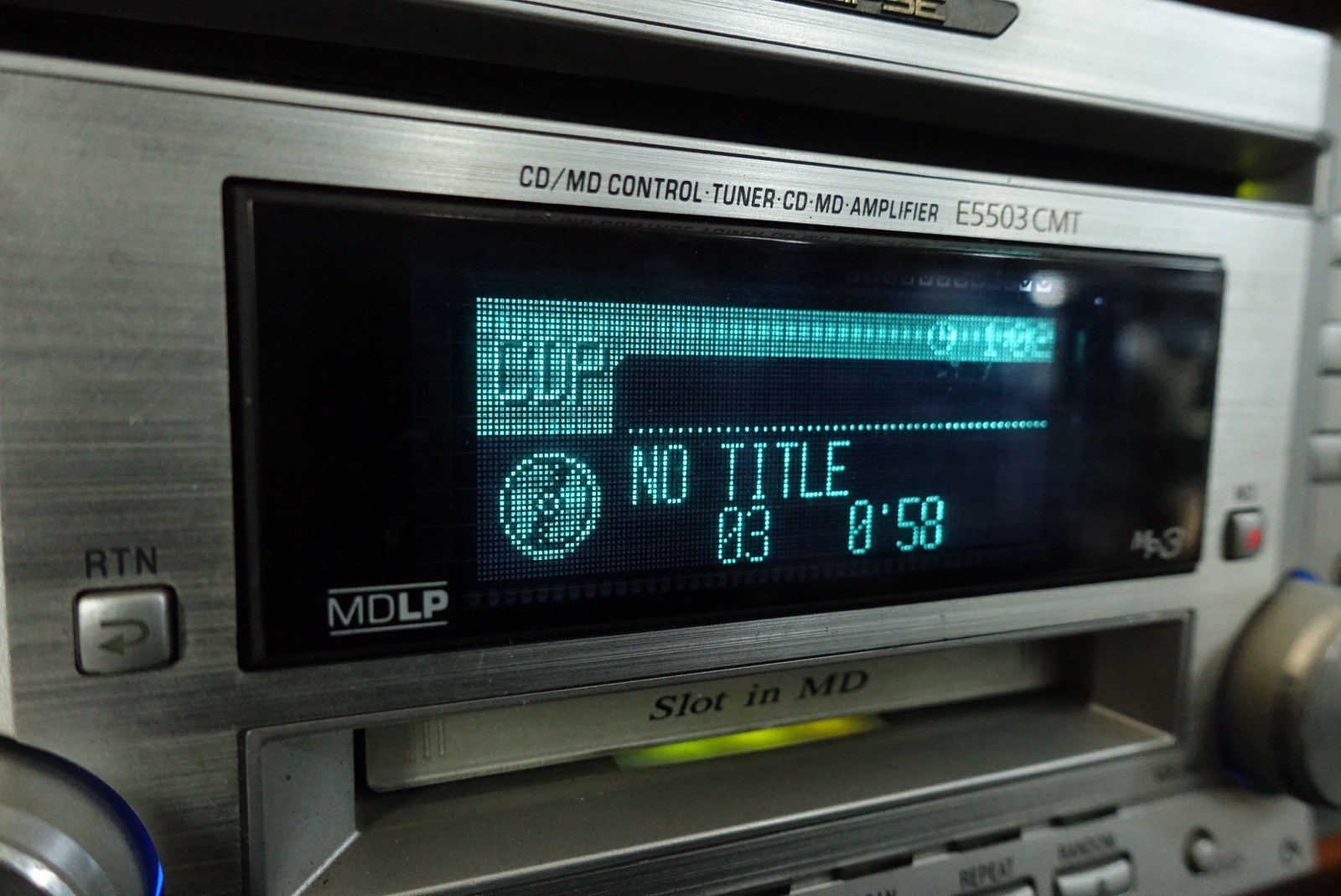 Eclipse E5503CMT.Hi End CD/MD/Aux Player. Copper Chassis.