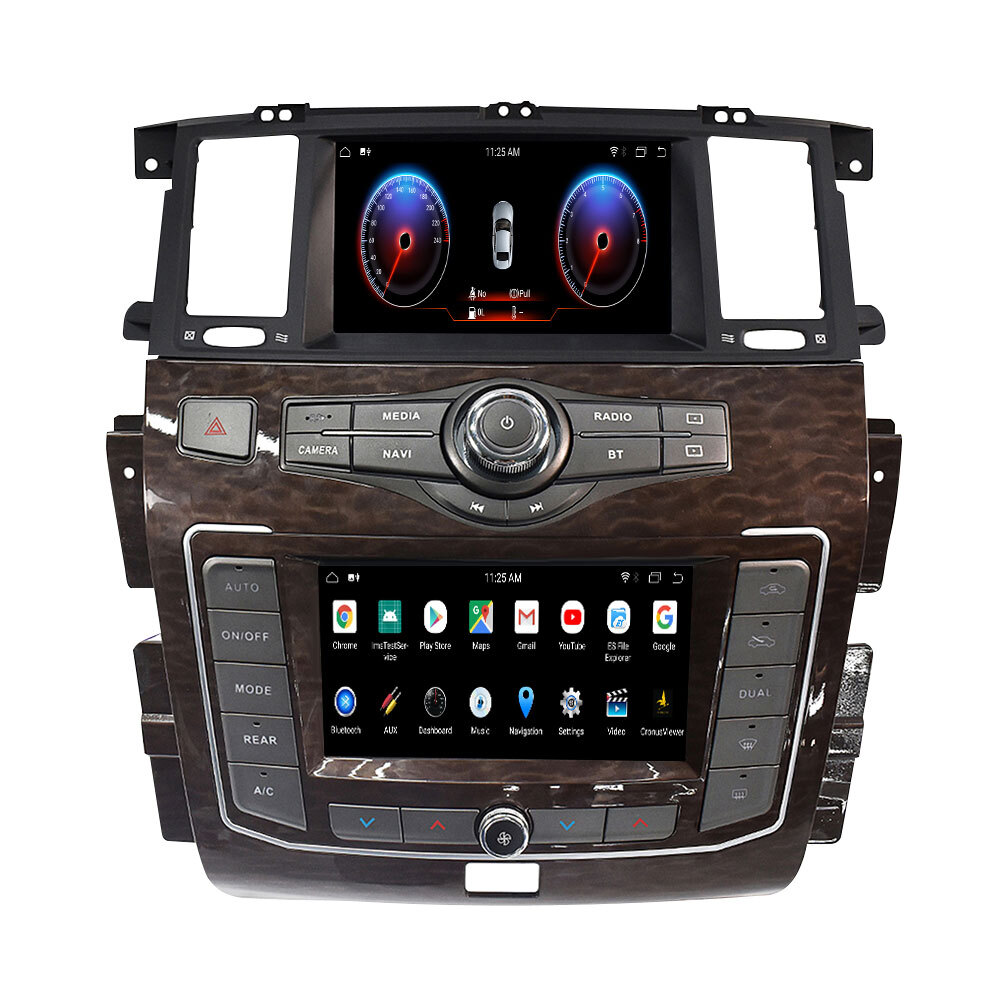 For Nissan patrol Y62 2010-2020 Car Radio GPS Multimedia Player Stereo 8GB+128GB