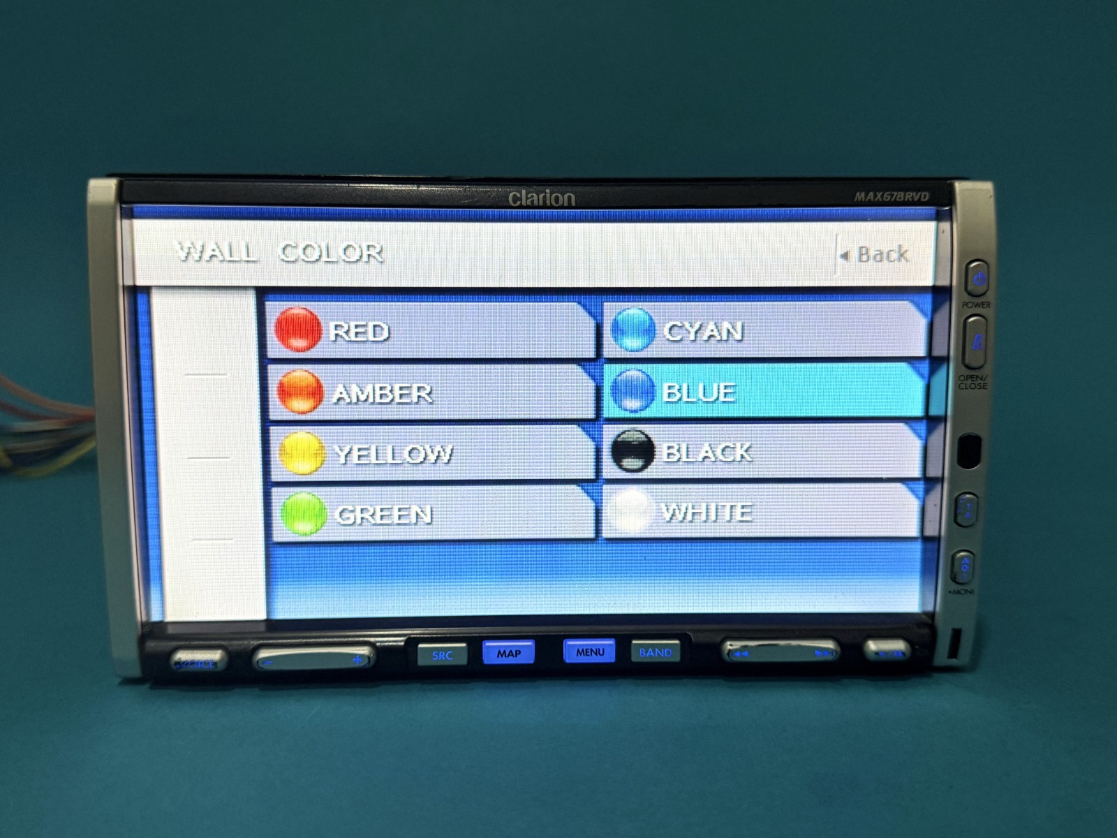 Clarion MAX678RVD Double DIN Car Stereo DVD GPS Navigation Bluetooth Ready Multi