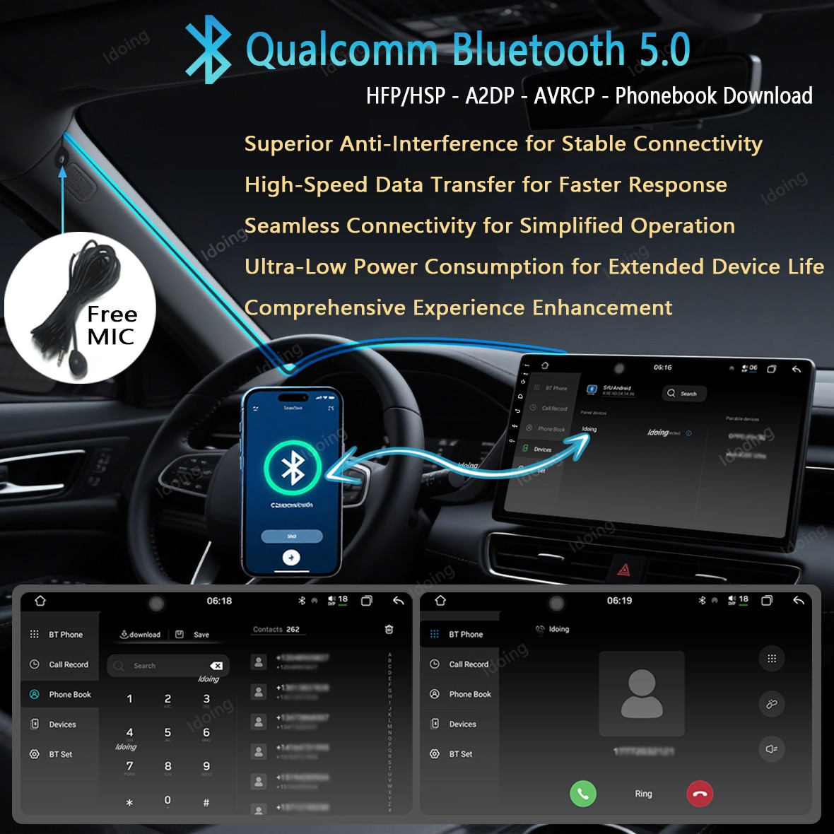 Apple Carplay Android Car GPS Radio Stereo 8+128GB For Lexus IS200 1999-2005