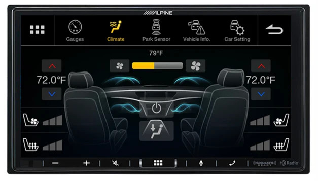 iLX-407 Alpine 7″ Digital Multimedia Receiver Shallow Chassis Touchscreen 2-DIN