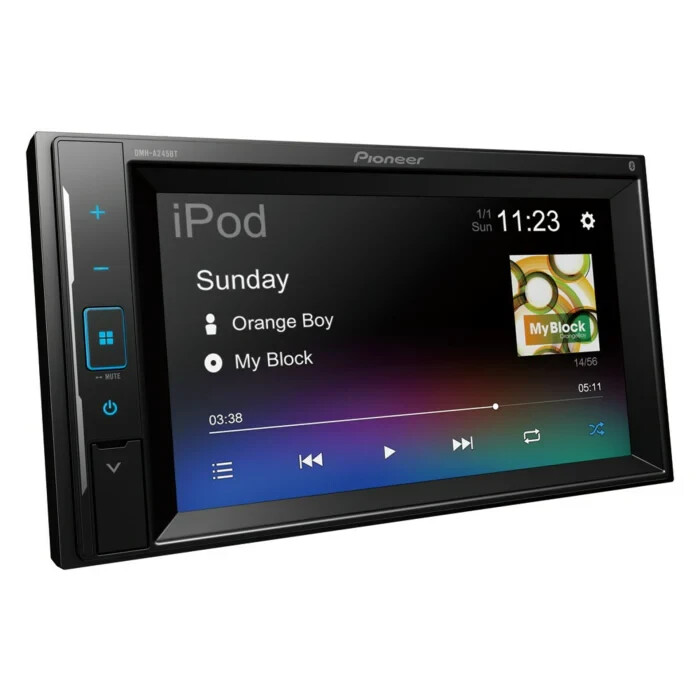 NEW 6.2″ DMH-A245BT Digital Media AV Receiver with Bluetooth iPhone USB Aux-In