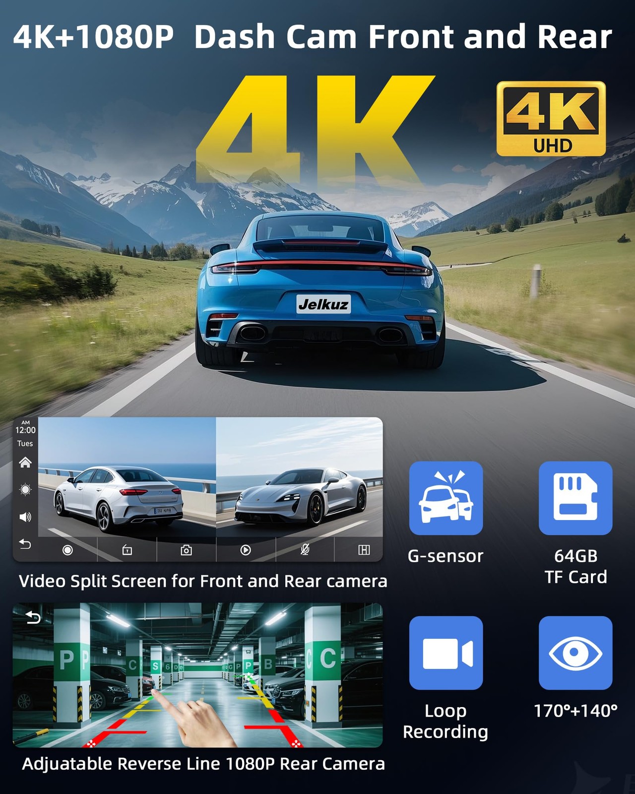 11.26” 4K Carplay Screen for Car Max 2026 with 350° Rotatable Lens Wireless …