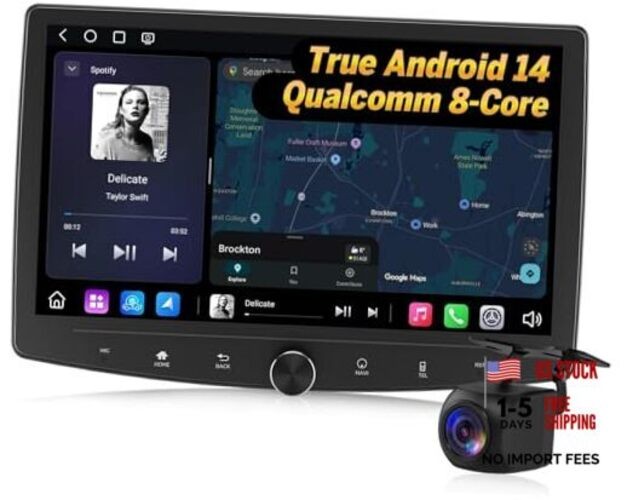 Double Din Car Stereo – 6GB+64GB – 10.1 Inch Wireless CarPlay