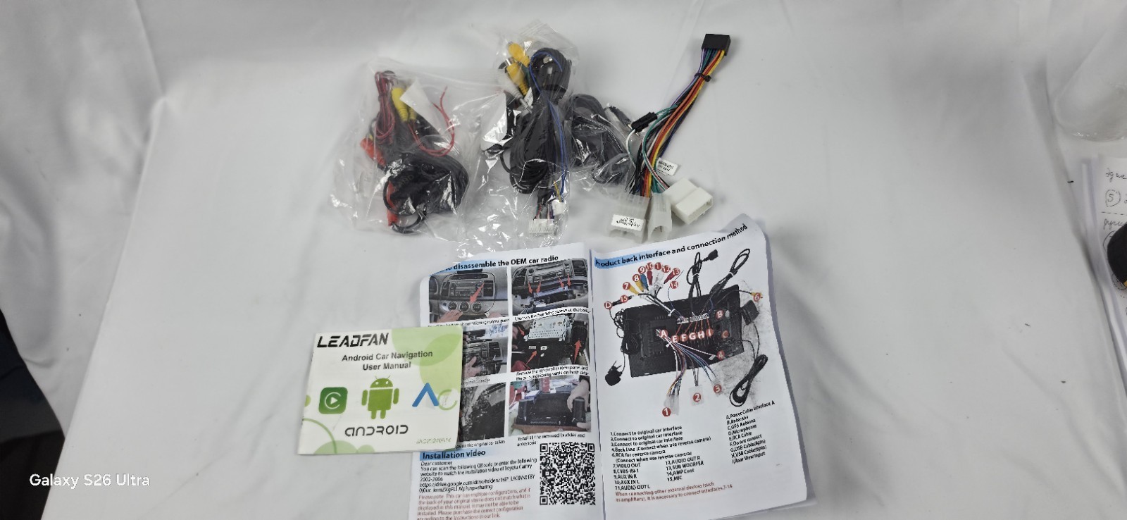2002-2006 Toyota Camry Radio Wireless CarPlay Android Auto Leadfan 9″ Stereo NEW